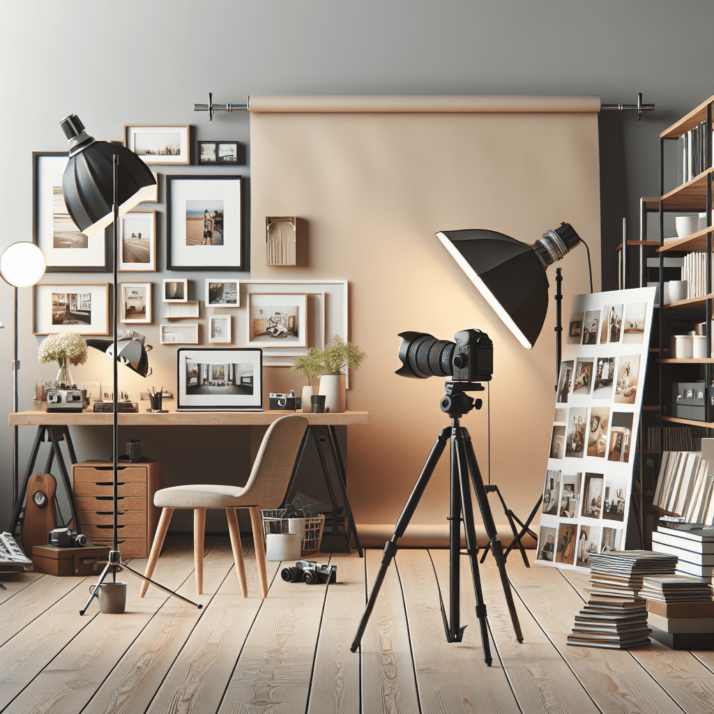 סטודיו צילום מקצועי עם מצלמת סטילס, רקעים ואביזרי צילום מודרניים, הממחיש את השירותים של צלם סטילס מקצועי כמו מיכאל הצלם