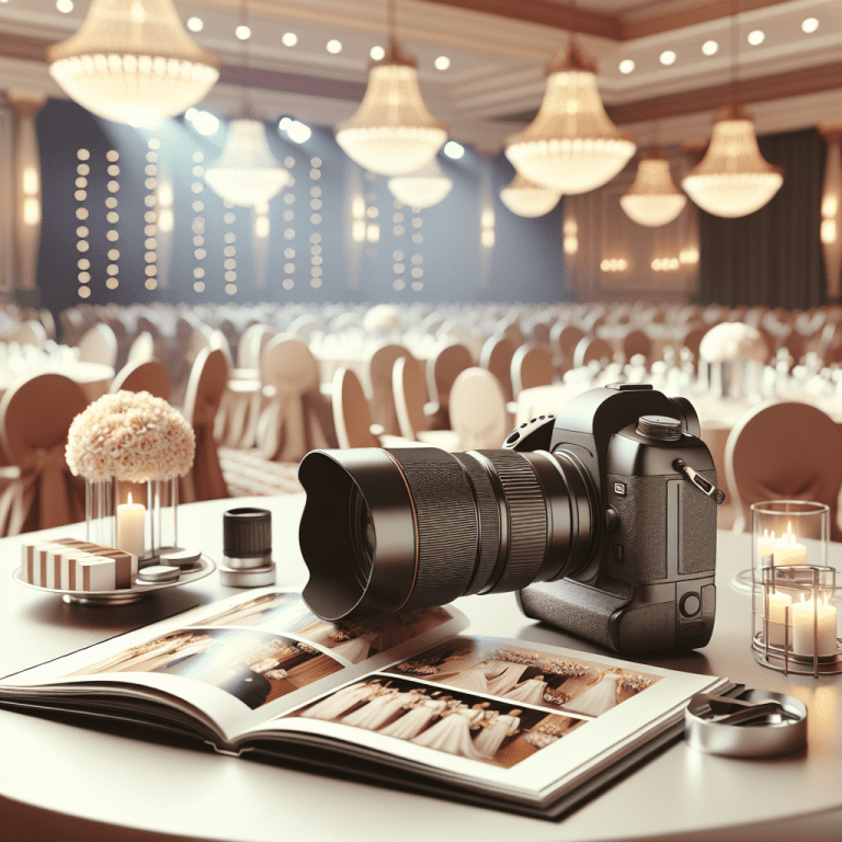מצלמה מקצועית ואלבום תמונות איכותי הממחישים את חשיבותו של צלם אירועים מקצועי לאירוע בלתי נשכח
